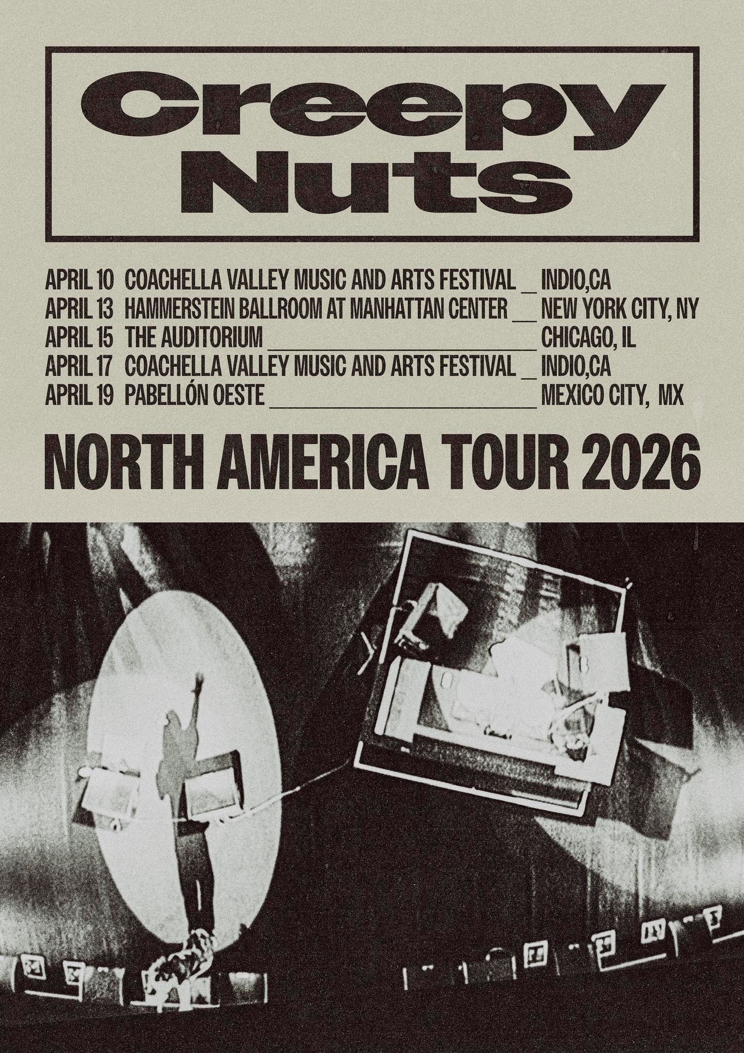 Creepy Nuts Tour Poster 2026